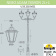 Парковый фонарь FUMAGALLI NEBO ADAM/NOEMI 2L+1 E35.202.M21.AYH27 Парковый фонарь FUMAGALLI NEBO ADAM/NOEMI 2L+1 E35.202.M21.AYH27